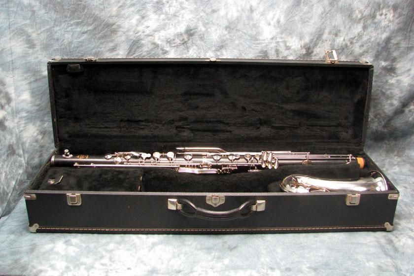 1963 Noblet Paris Bass Clarinet w/ Bundy 3 Mouthpiece & Case ~ Made In 