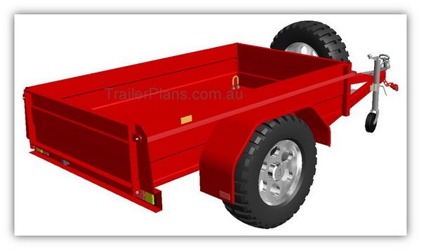 DIY Box Trailer Plans   6x4, 7x4, 7x5ft Trailer Design  