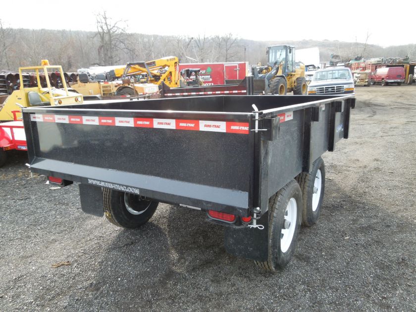 New 2012 Sure Trac 6x10 10k Deckover Dump Trailer New 2012 Sure Trac 