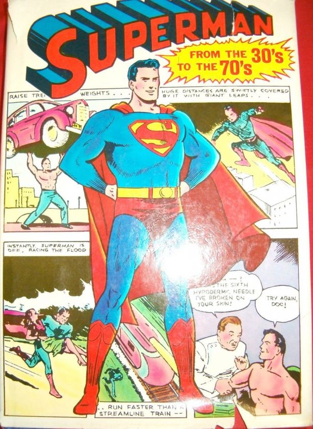 SUPERMAN 30S TO 70S THIRTIES SEVENTIES HC BONANZA COMIC BOOK 1971 