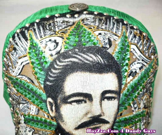 Jesus Malverde Trucker Hat With Rhinestones Cap ADJ New  