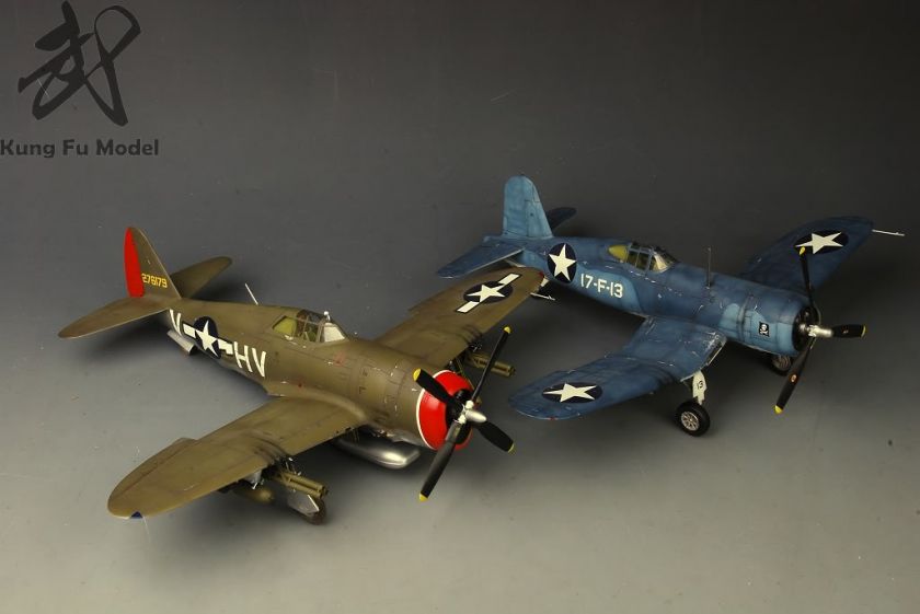 BUILT 148 F4U 1 VF 17 Aboard USS Bunker Hill(Order)  