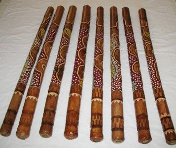 SHIPS FREE ABORIGINAL DIGERIDOO SNAKE HANDCARVED DOTS  