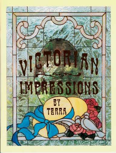 Victorian Impressions Stained Glass Pattern Book, Books  