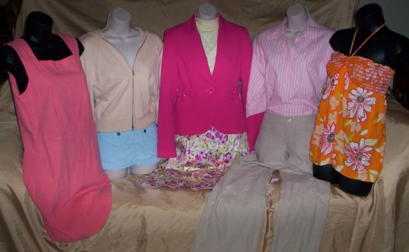 BIG lot Womens Summer career casual clothes Small EUC & NWT FREE 