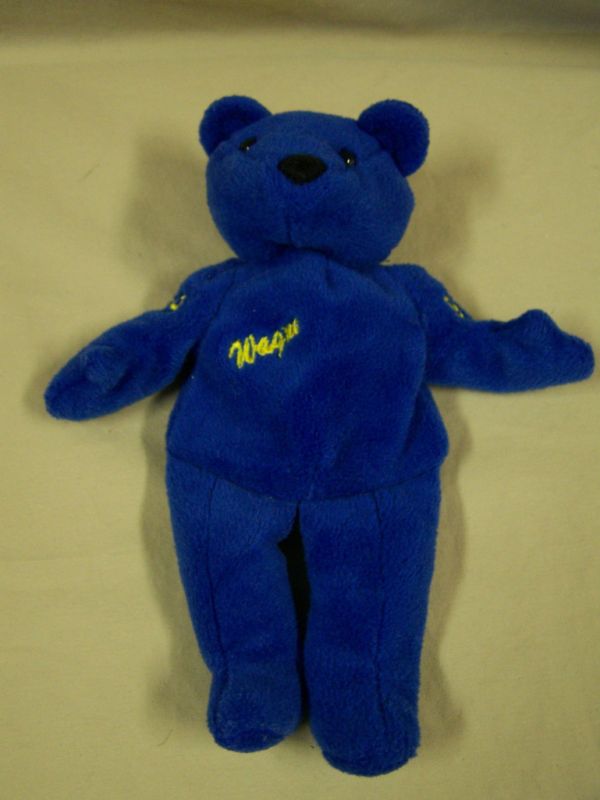 Salvinos Bammers Plush Wayne Gretzky 99 Bear Blue 9  