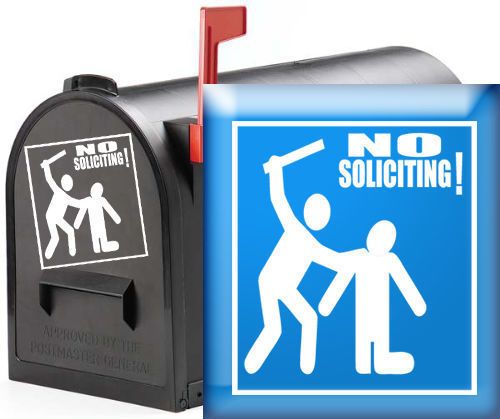   VINYL DECAL STICKER    FUNNY BAD BOY SILHOUTETTE SIGN MAIL BOX  