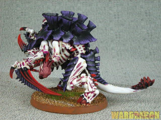 25mm Warhammer 40K WDS painted Tyranid Carnifex p33  