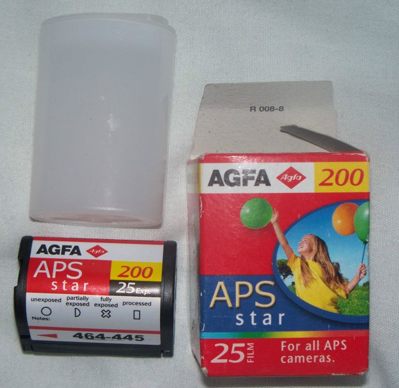 Agfa APS Star 25exp 200 ISO COLOR PRINT for APS Cameras NEW DX IX 240 