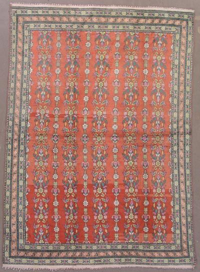 6x8 ANTIQUE 1900 COTTON AGRA ORIENTAL AREA RUG CARPET  