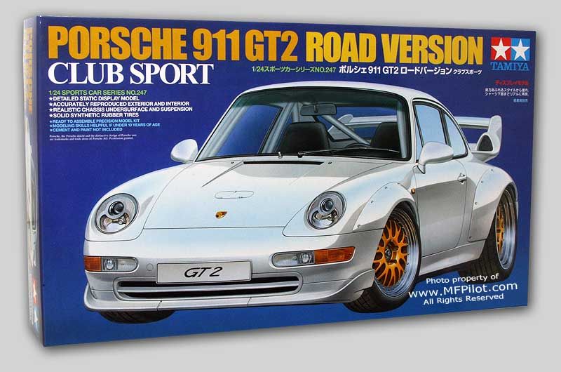 PORSCHE 911 GT2 Road Version   1/24 Tamiya #24247  