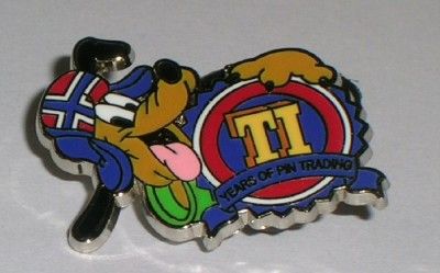 Pluto 10 Years Pin Trading Norway 10th Disney Pin DLR  