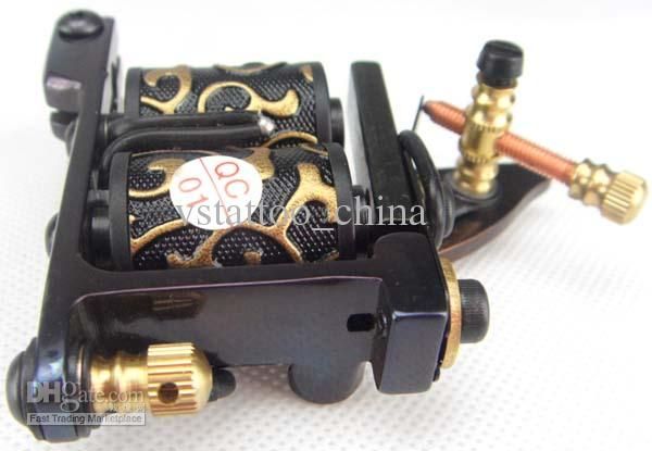 Handmade Damascus Tattoo Machine Gun Liner 10 Wraps Coils Free 