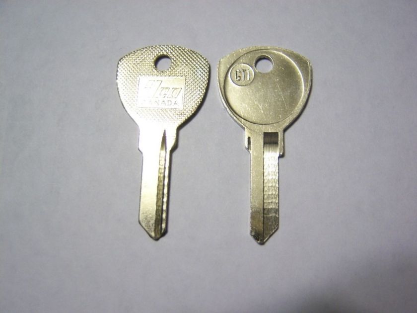 Key Blank for Ferrari Lancia Maserati (secondary) 1970 s #GT1 / GT13A 