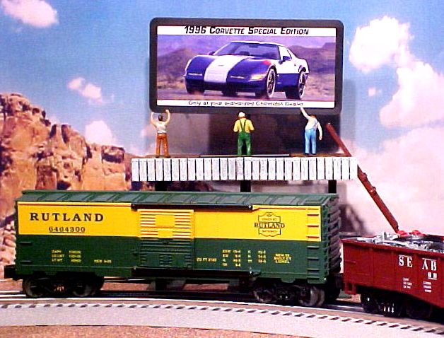 1996 Corvette SE Grand Sport Cpe Billboard O Train 1/43  