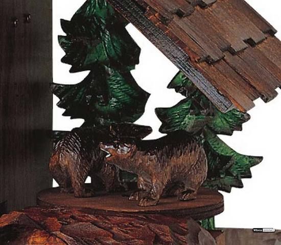 day musical   Cuckoo Clock   Forest Scene   15 3/4  