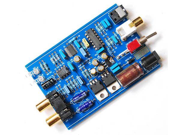 HI FI DIR9001+4X TDA1543 parallel connection NOS DAC B  