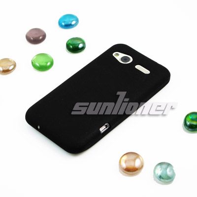 Silicone Case Skin Cover for HTC Radar 4G Omega C110e +LCD Film 