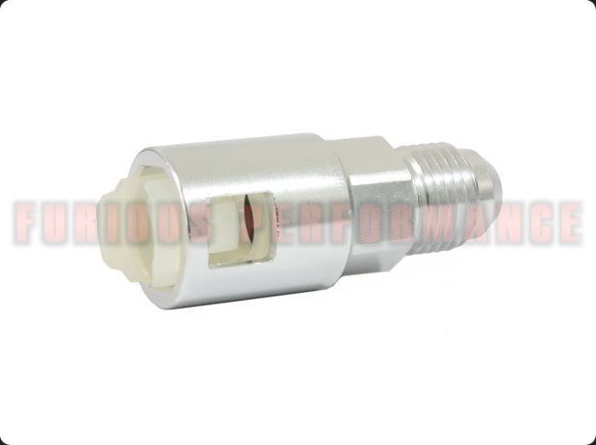 item information anodised aluminium quick connect efi adapter to suit 