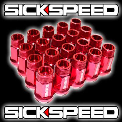 PINK ANODIZED ALUMINUM RACING LUGNUTS LUG WHEELS JDM  