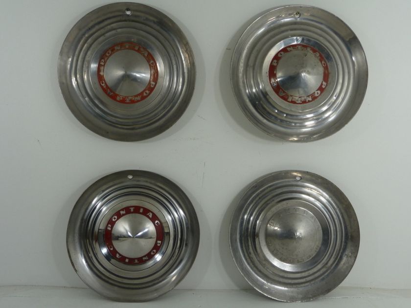 1952 1953 Pontiac Hubcaps Wheel Covers  