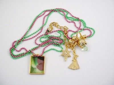 DISNEY KIDADA Princess & The Frog TARO Card NECKLACE  