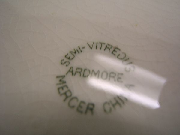 Mercer Pottery Co Trenton NJ Ardmore Covered Toureen  