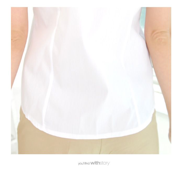 Basic Shirt blouse, Woman, Korea, Chic, A011289  