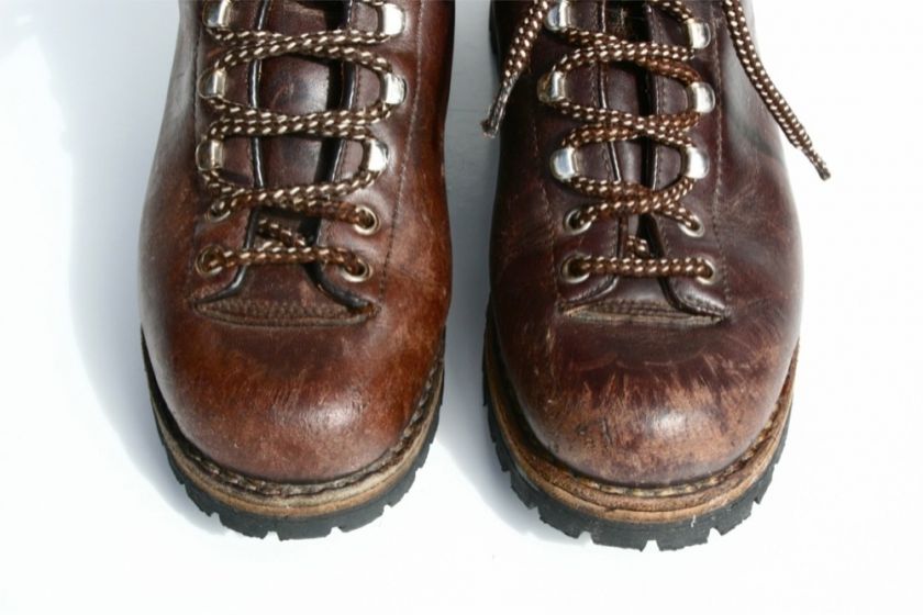 Vintage FABIANO Italy Mountaineering Hiking Boots Sz 7  