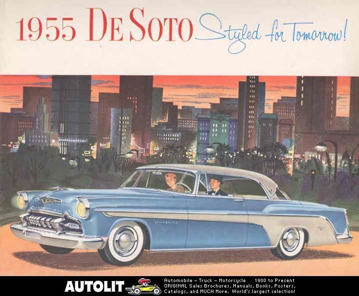 1955 DeSoto Fireflite Firedome Sales Brochure  