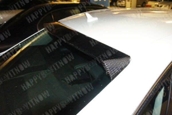 CARBON FIBER AUDI A4 S4 B8 Window Roof & C TRUNK BOOT Spoiler  