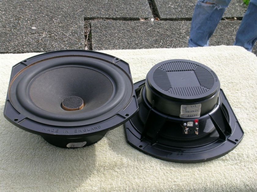 pair Goodmans 10 Audion 200 Cast Woofers / Mid England  