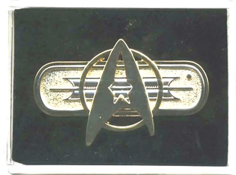 Star Trek Federation Uniform Insignia Jacket Pin Movies  