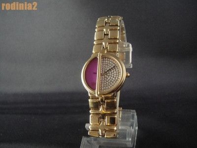 Auth Raymond Weil Ladies Traviata 18K Gold Plated Quartz Great 