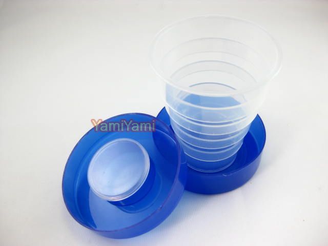 Mini Plastic Retractable Portable Travel Camping Cup  