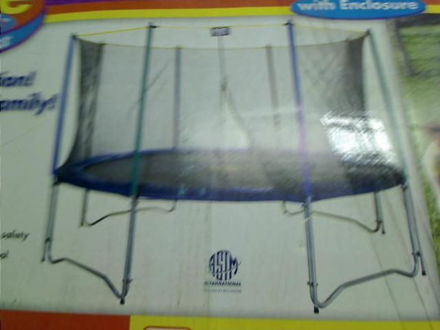 Pure Fun 12 Foot Trampoline and Enclosure Set  