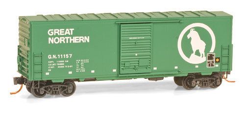 Micro Trains N standard box car Great Northern 02400360  