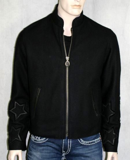 King Baby Studios WOOL Jacket Lamb leather 925 silver  