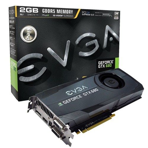   GTX 680 PCIE 2GB DP / HDMI / DVI I / DVI D W / BACKPLATE