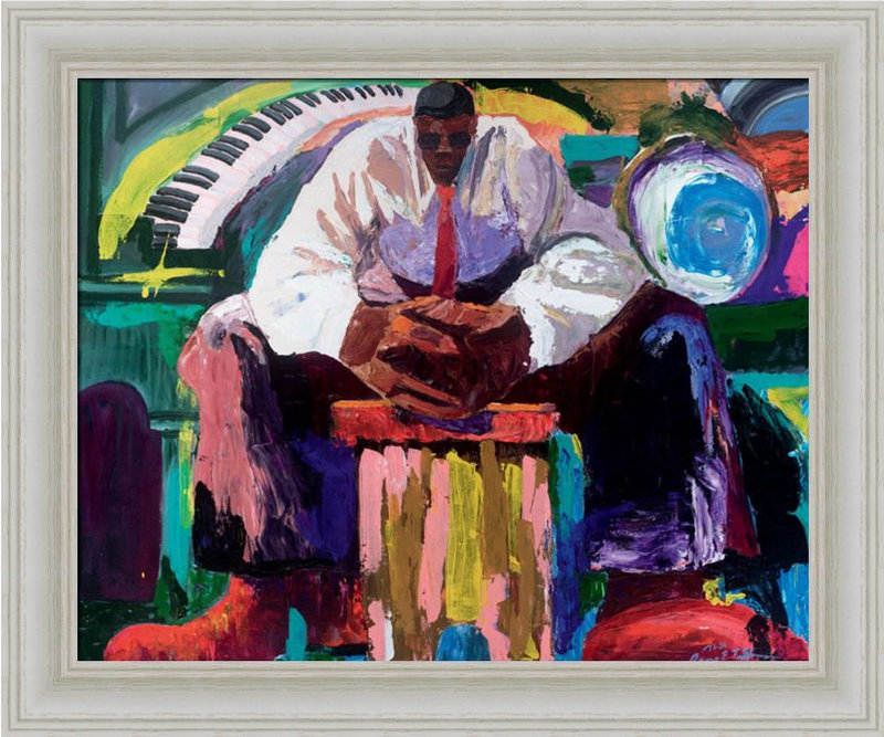 Before the Gig by Dane Tilghman African American Wall 10x8 Framed Art 