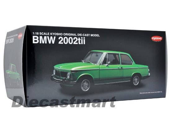 KYOSHO 118 BMW 2002 Tii DIECAST MODEL CAR TAIGA GREEN  