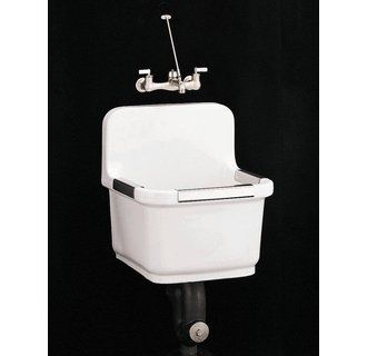 Kohler K 6652 0 White Vitreous China Utility Sink  