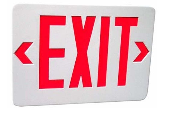 LED EXIT Signs Emergency Battery Backup Standard UL  