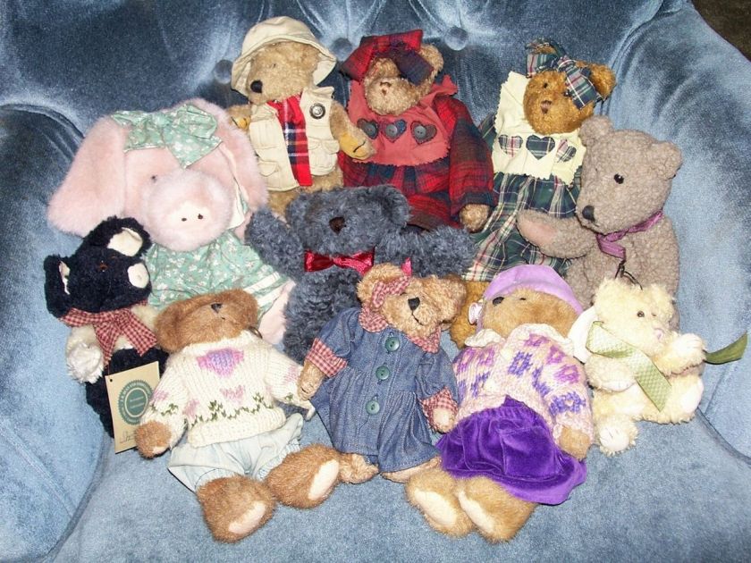 11 Assorted Boyds Bears  