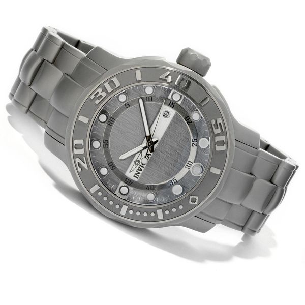   Mens Watch Pro Diver Ocean Ghost Quartz Stainless Steel Bracelet 0887