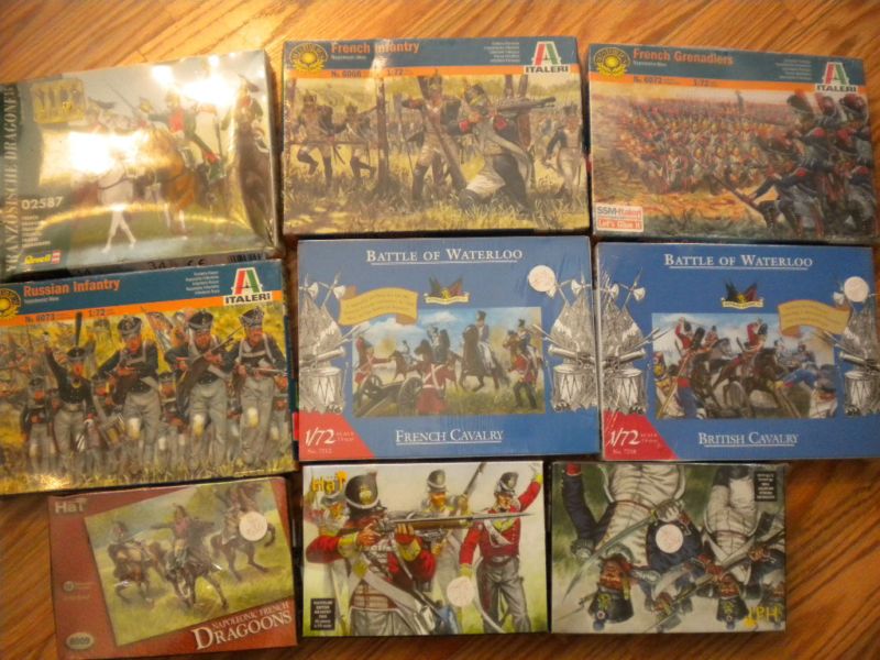 Napoleonic Wars Soldiers ITALERI REVELL HAT Lot of (9)  