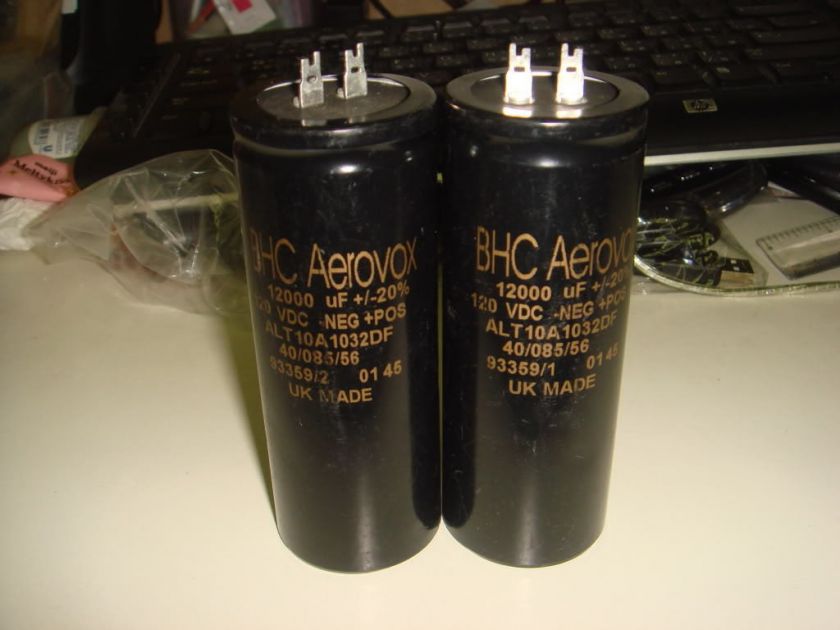 BHC AEROVOX ALT10 12000uF 120V ELECTROLYTIC CAPACITORS  