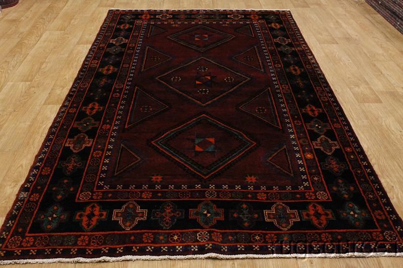 LARGE EXCELLENT TRIBAL 6X10 LORI PERSIAN ORIENTAL AREA RUG WOOL CARPET