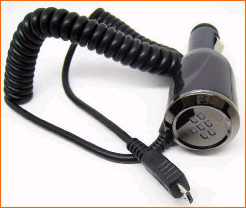   MicroUSB Car Charger Bold 9900 9930 9780 9650 Torch 9850 9860 9810