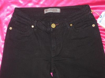 NWT~BOOTHEEL JEANS SHERYL CROW~BLK KENNETT STRAIGHT~30  